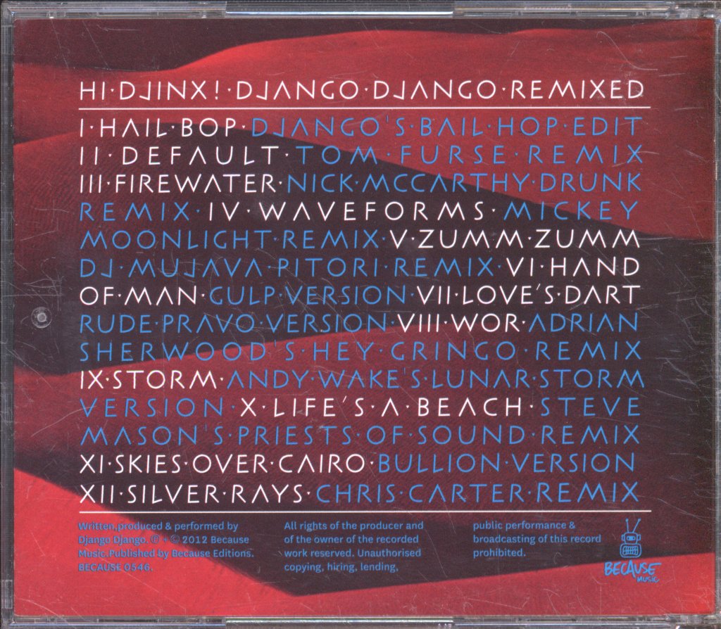 Django Django - Hi Djinx! Django Django Remixed - Cd