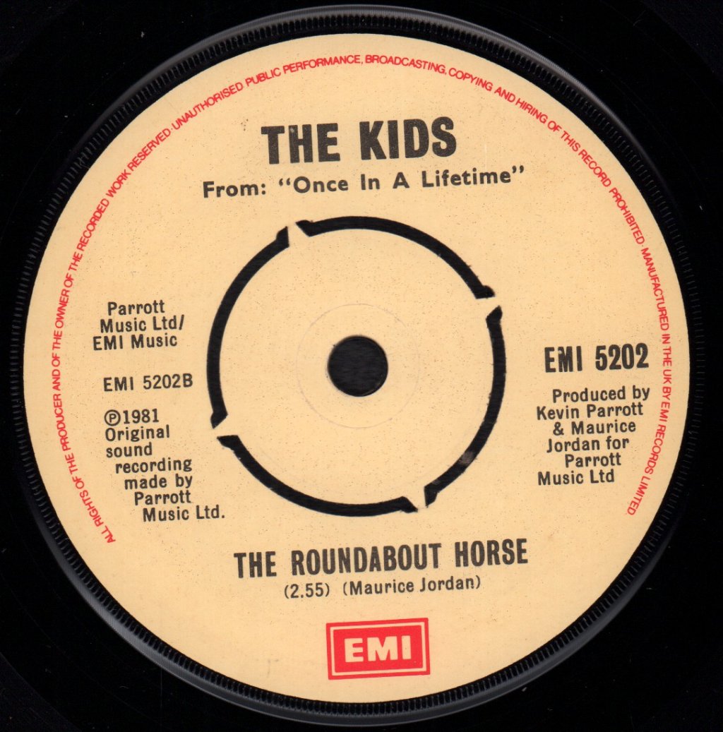 Kids From Once In A Lifetime - Cheers To The Two Of You - 7 Inch