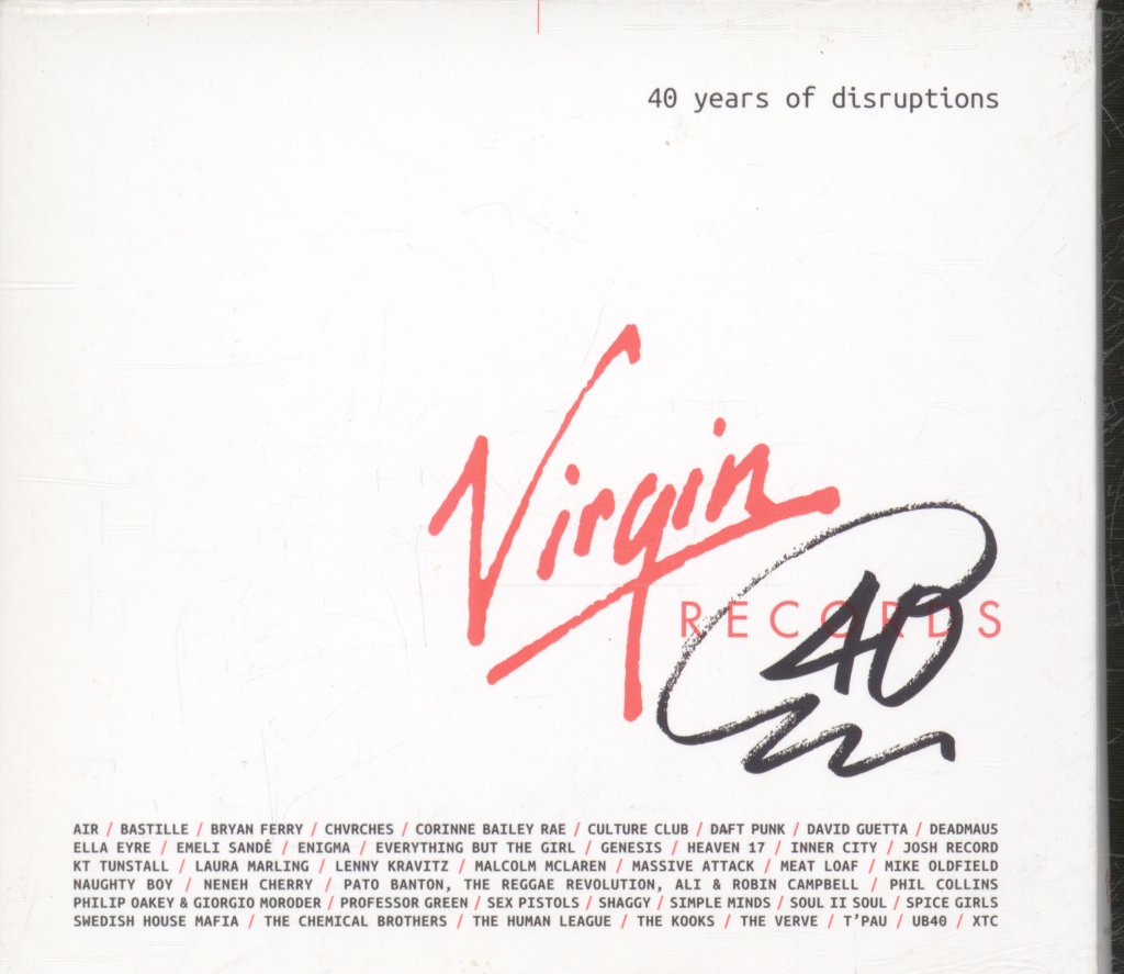 Various Artists - Virgin Records 40 Years Of Disruptions - Triple Cd