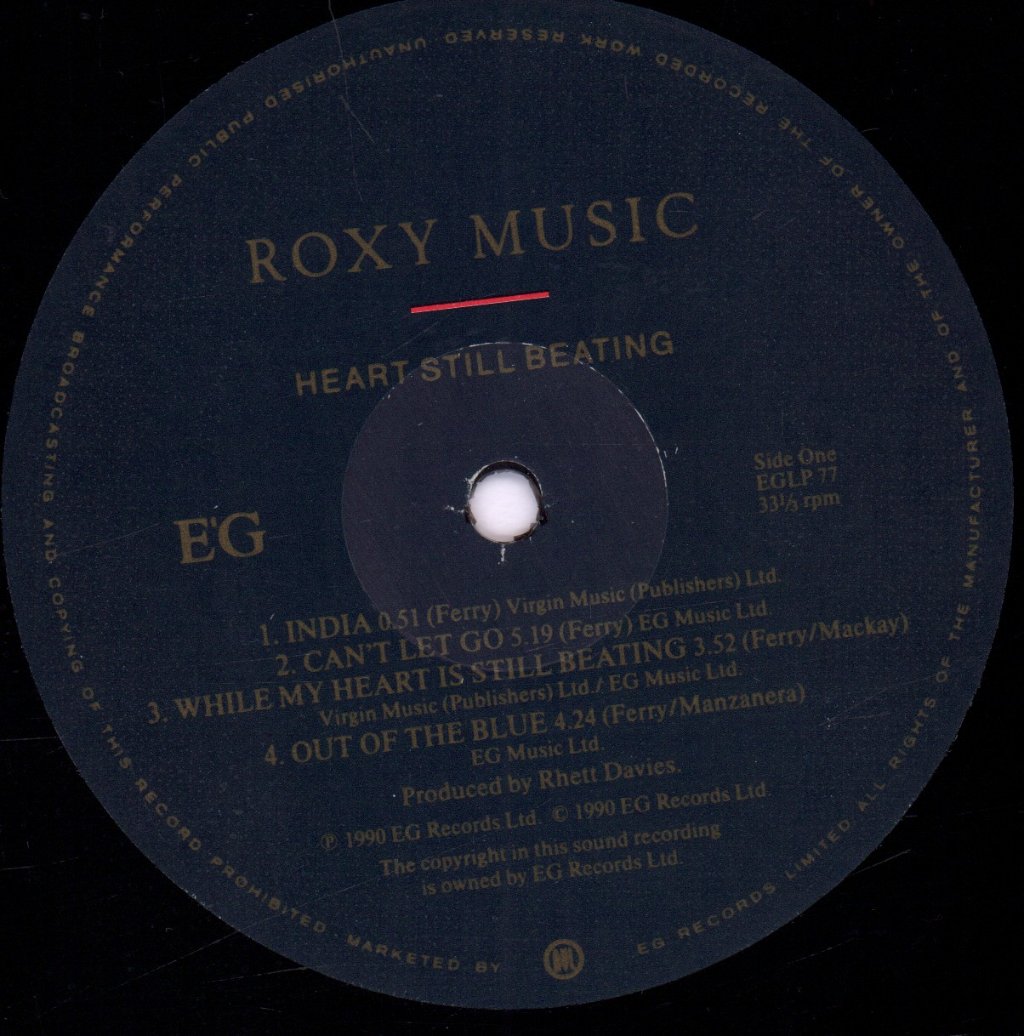 Roxy Music - Heart Still Beating - Double Lp
