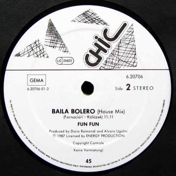 Fun Fun - Baila Bolero - 12 Inch