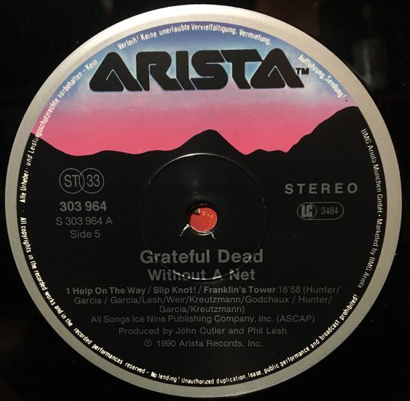 Grateful Dead - Without A Net - Triple Lp