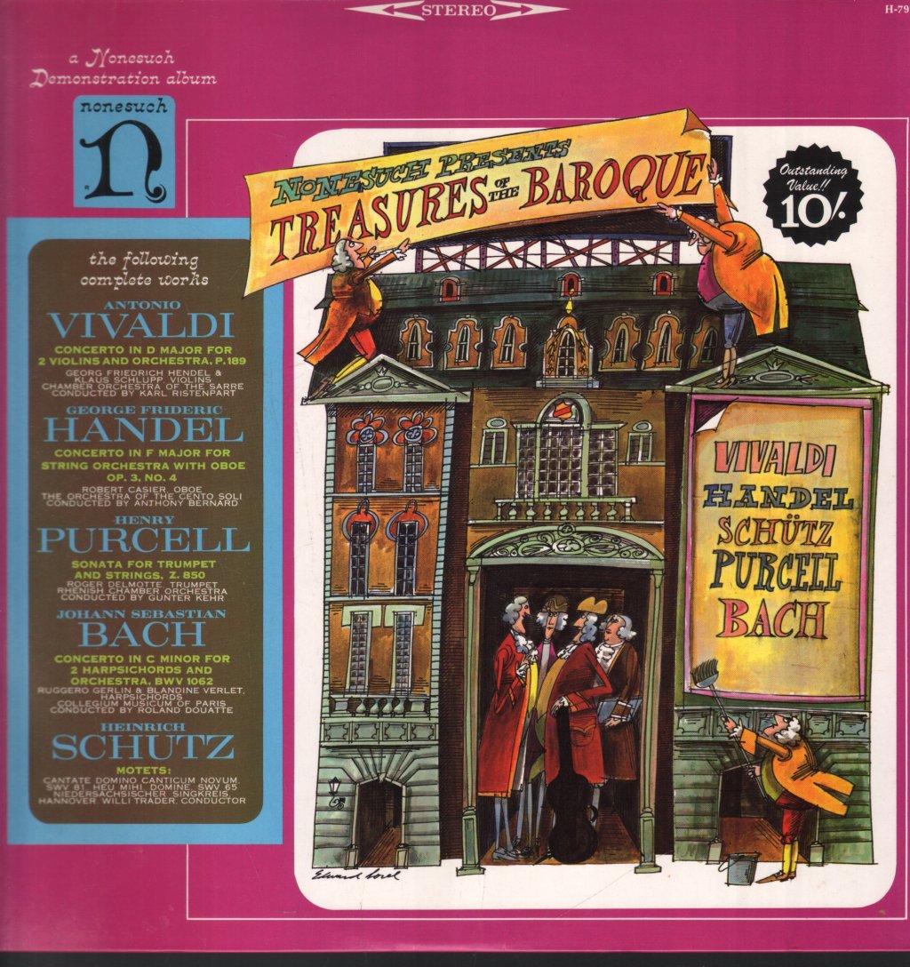 Various Artists - Nonesuch Presents: Treasures Of The Baroque - Lp