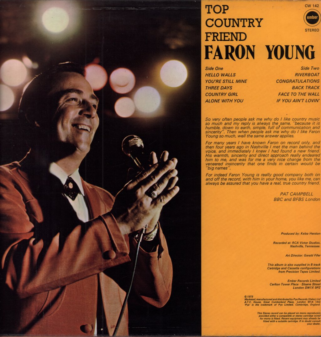 Faron Young - Top Country Friend - Lp