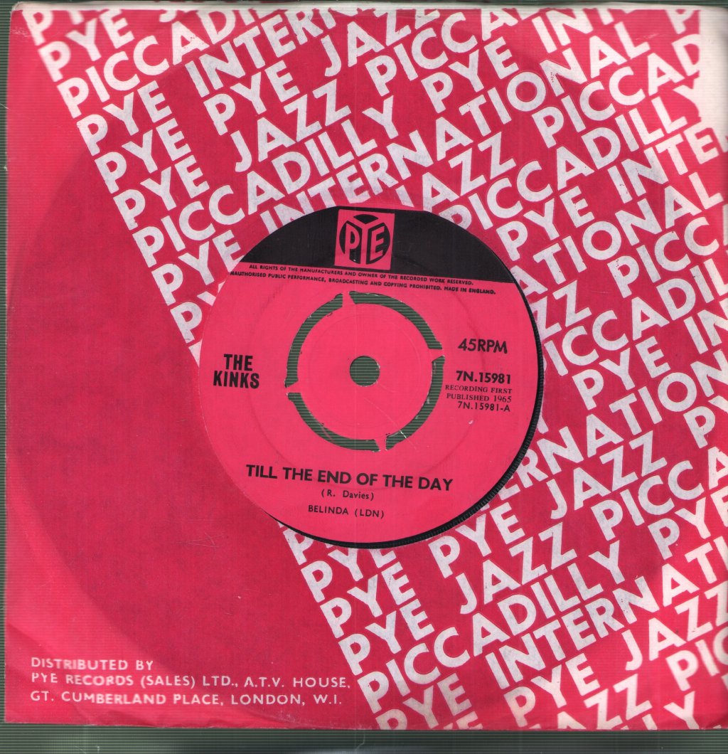 Kinks - Till The End Of The Day - 7 Inch