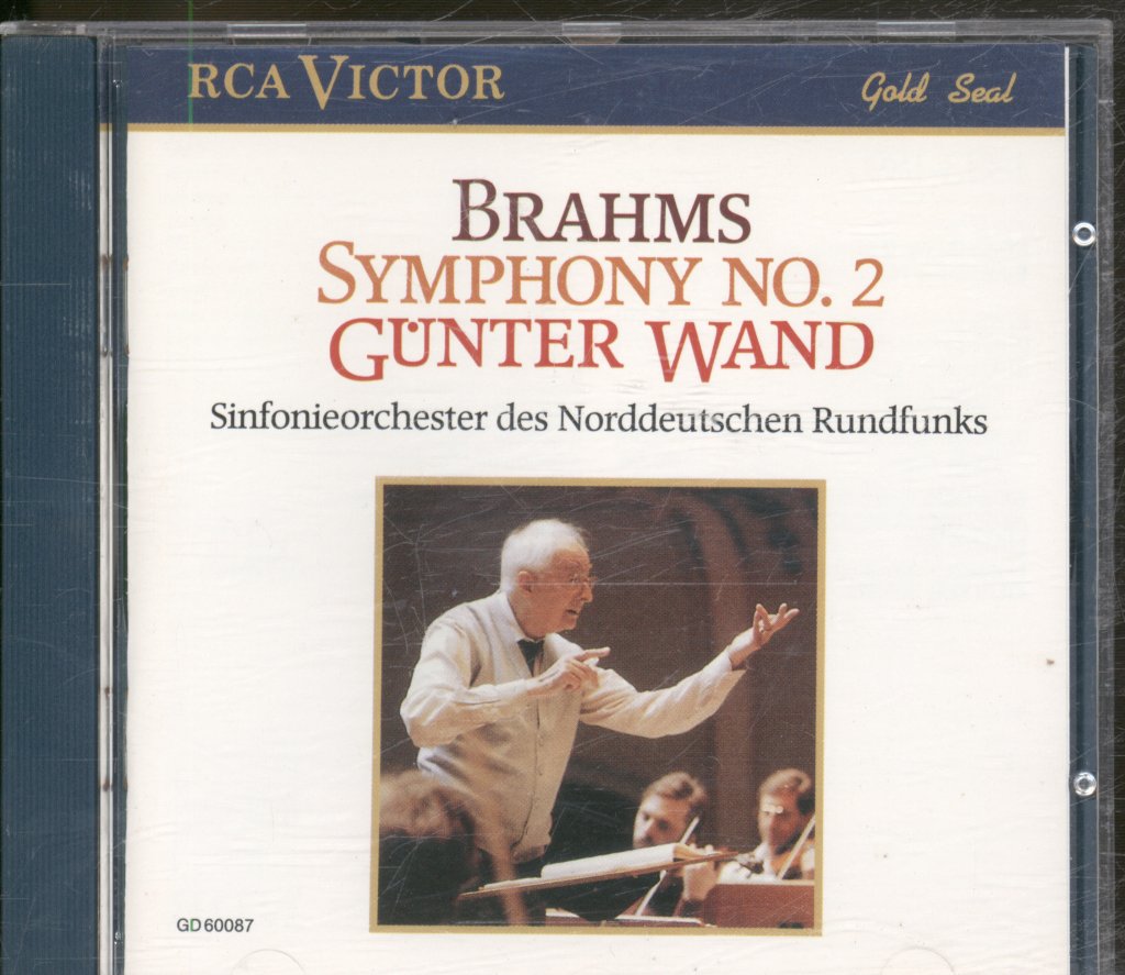 Sinfonie-Orchester Des Norddeutschen Rundfunks, Gunter Wand - Brahms - Sinfonie Nr. 2 D-dur, Op. 73 - Cd