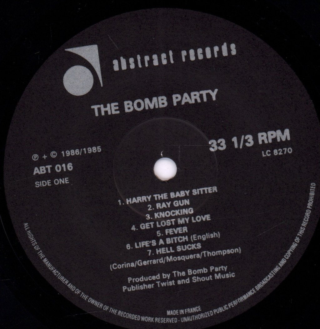 Bomb Party - Last Supper - Lp
