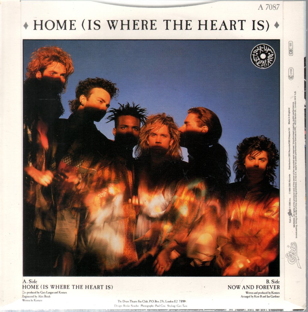 Drum Theatre - Home Is Where The Heart Is - 7 Inch