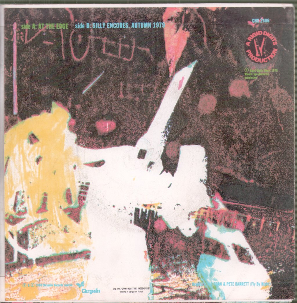 Stiff Little Fingers - At The Edge - 7 Inch