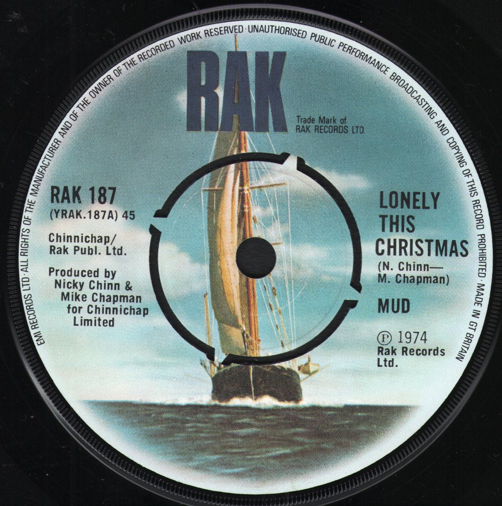 Mud - Lonely This Christmas - 7 Inch