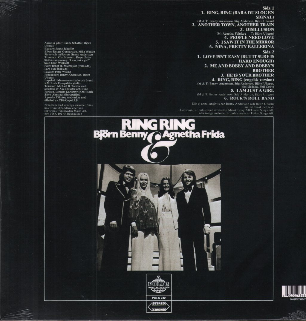 Björn & Benny, Agnetha & Anni-Frid - Ring Ring - Lp