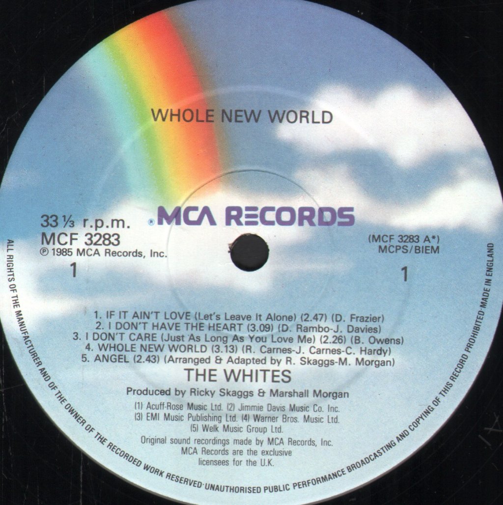 Whites - Whole New World - Lp
