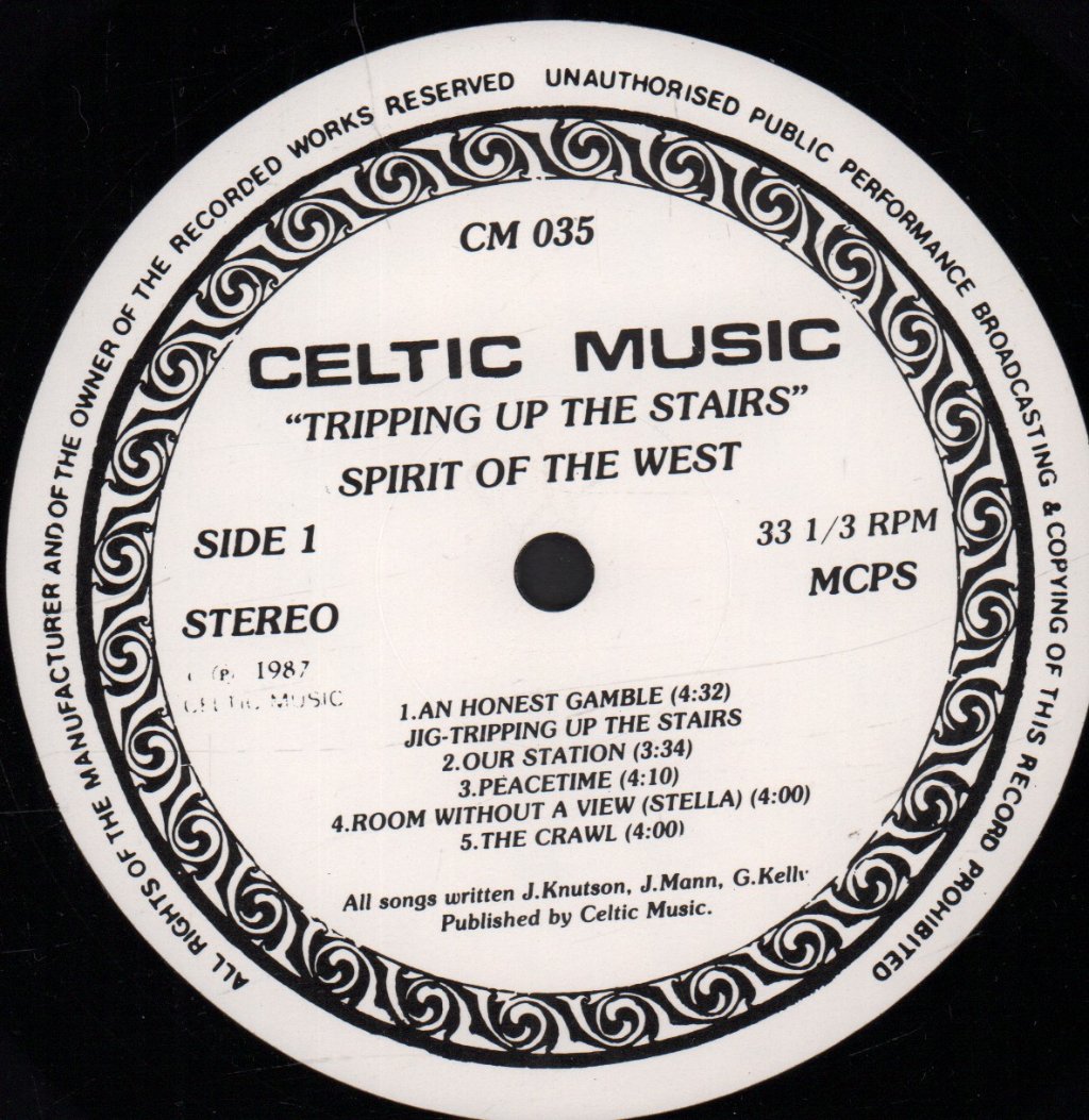 Spirit Of The West - Tripping Up The Stairs - Lp