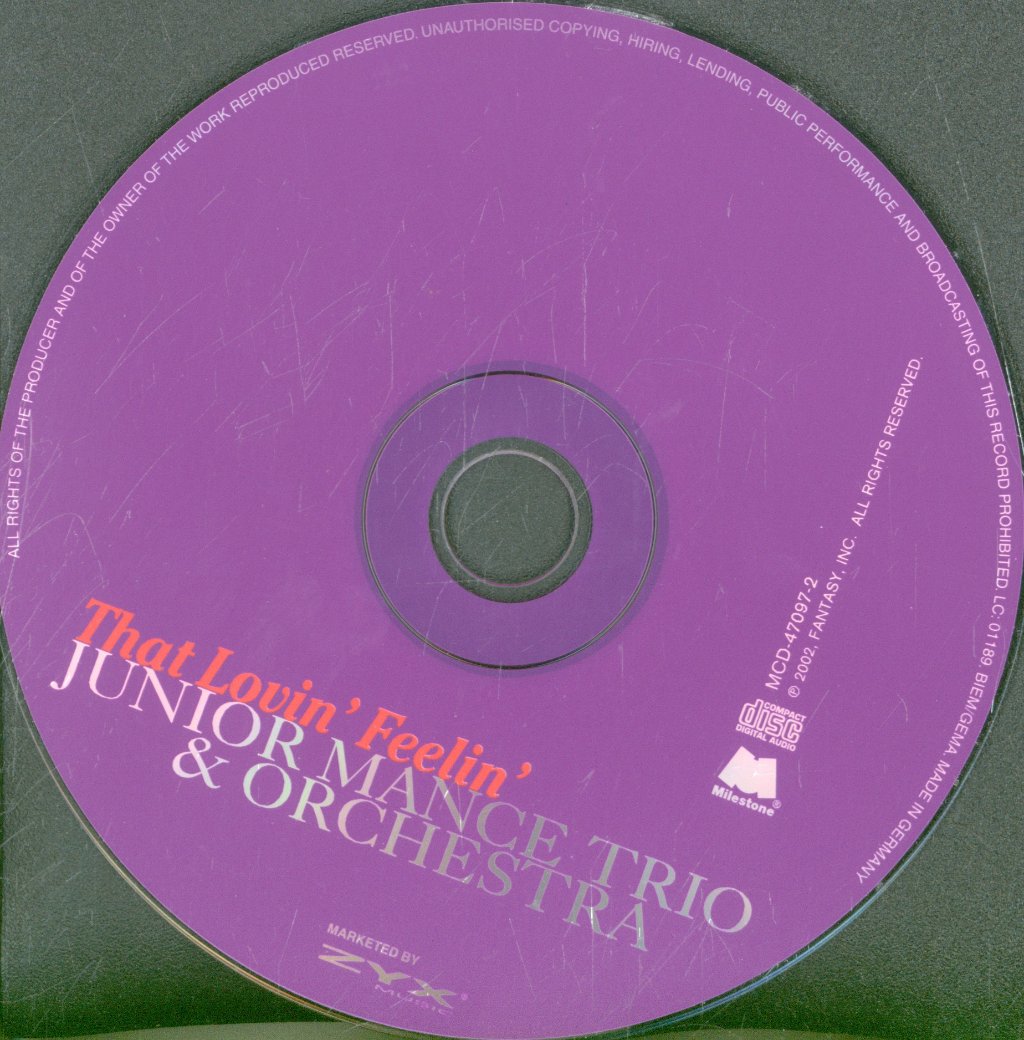 Junior Mance Trio - That Lovin' Feelin' - Cd