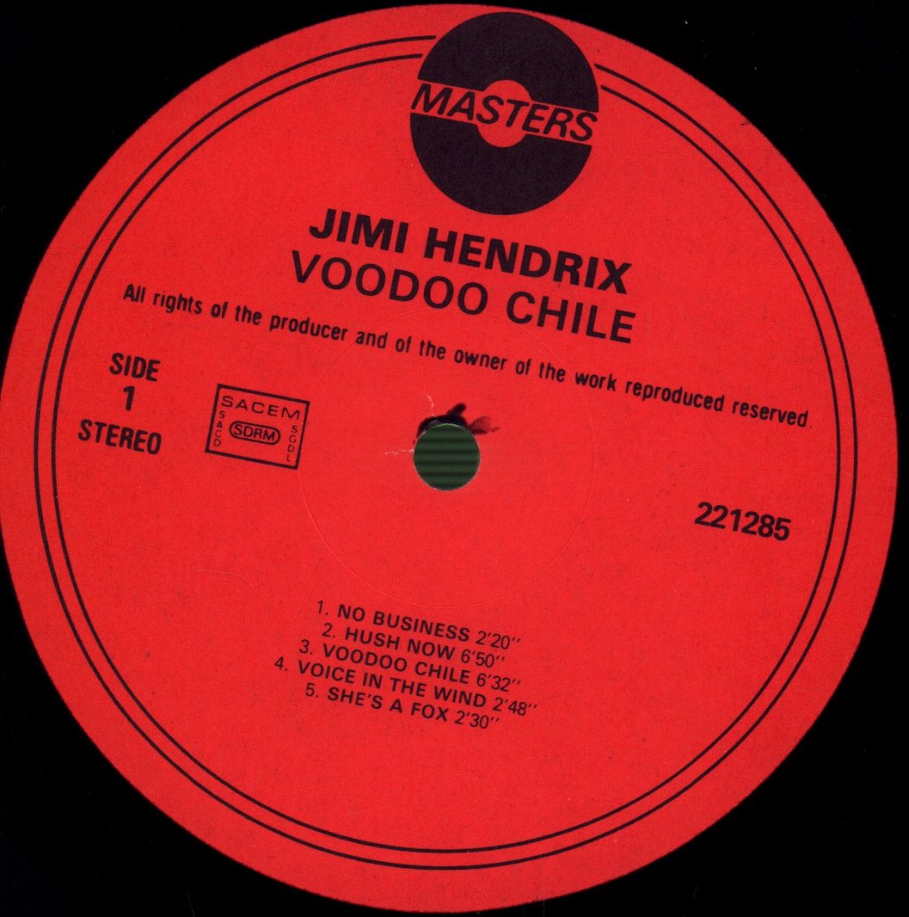 Jimi Hendrix - Voodoo Chile - Lp