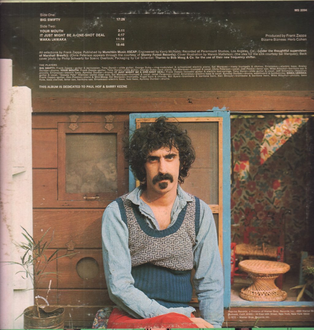 Frank Zappa - Waka / Jawaka - Hot Rats - Lp