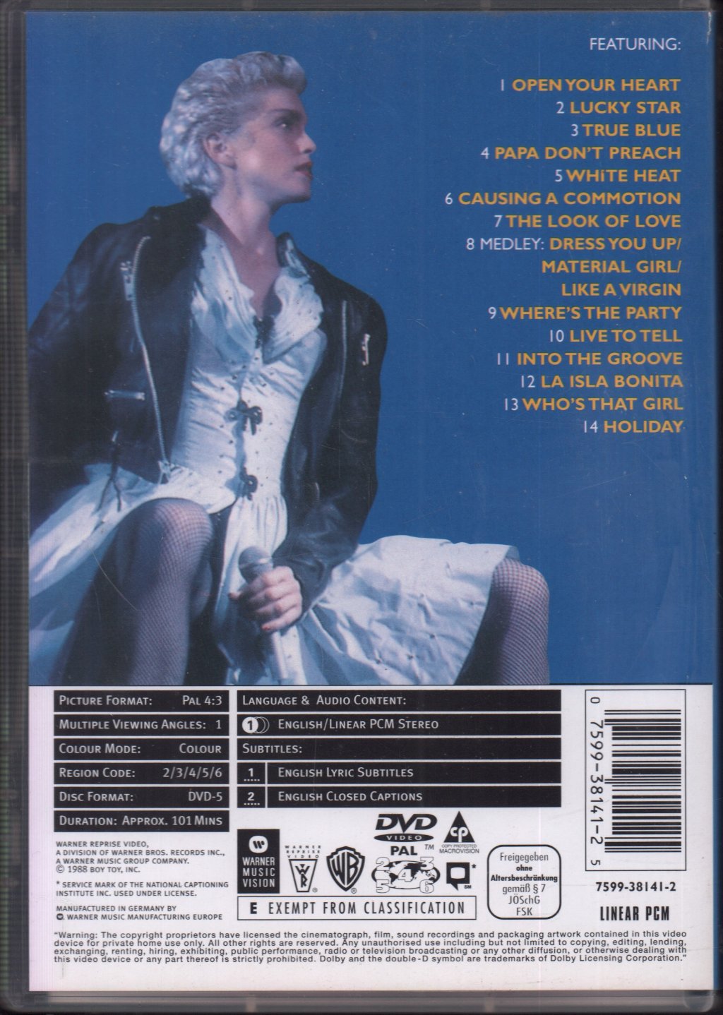 Madonna - Ciao Italia: Live From Italy - Dvd