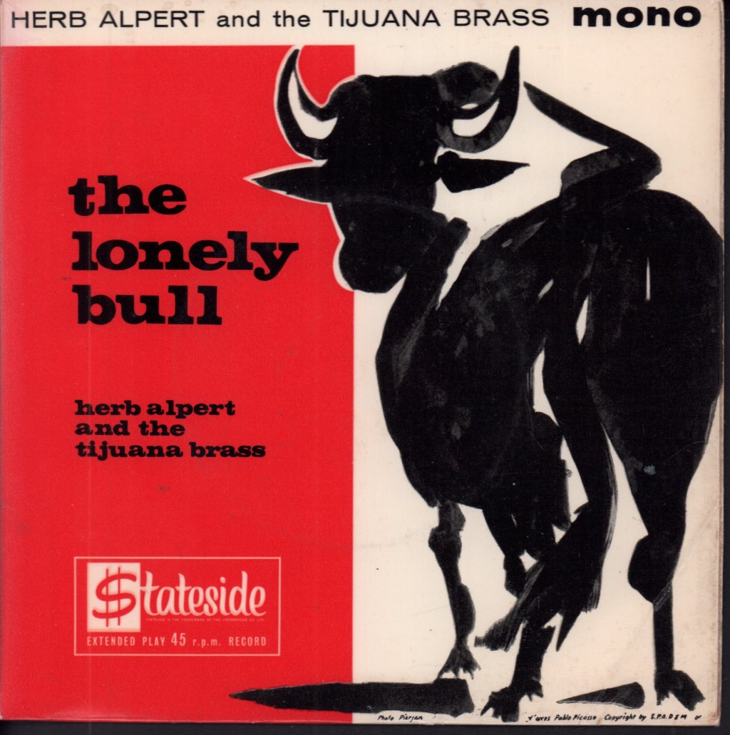 Herb Alpert And The Tijuana Brass - Lonely Bull - 7 Inch