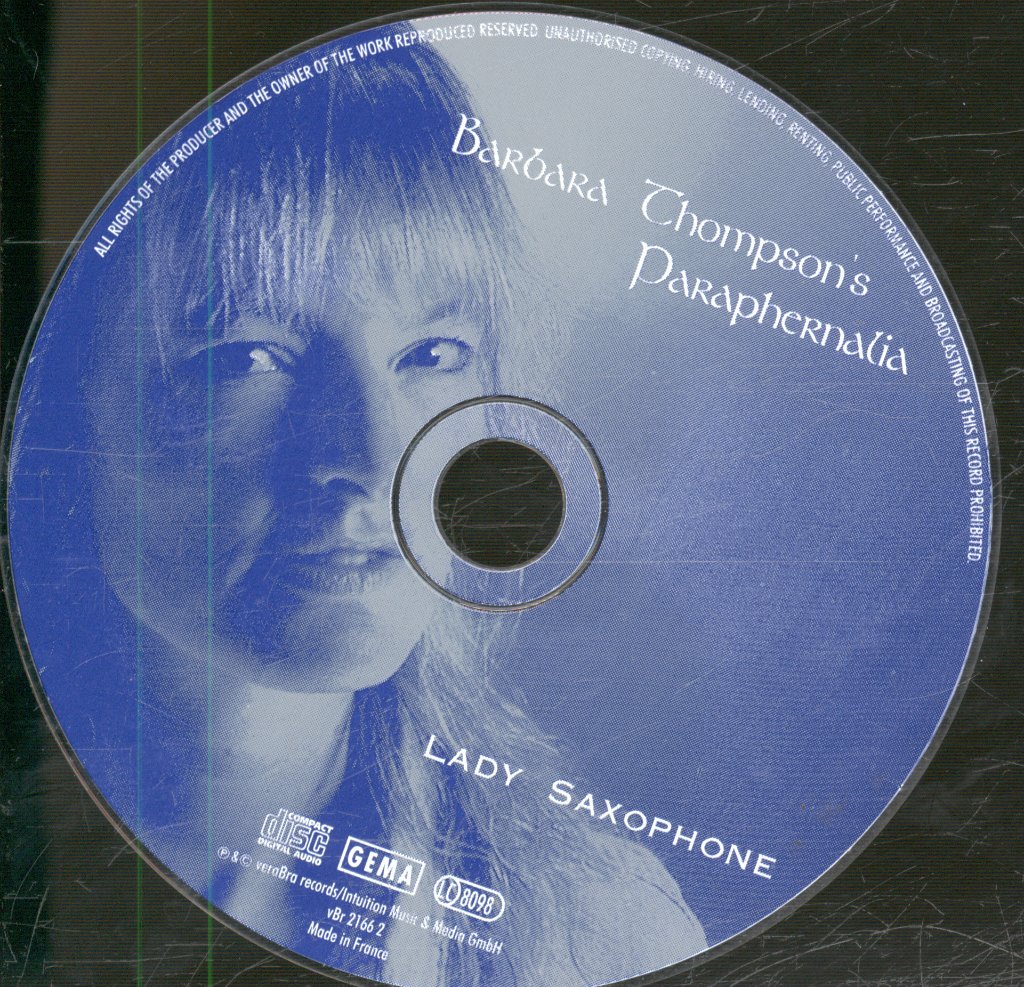 Barbara Thompson's Paraphernalia - Lady Saxophone - Cd