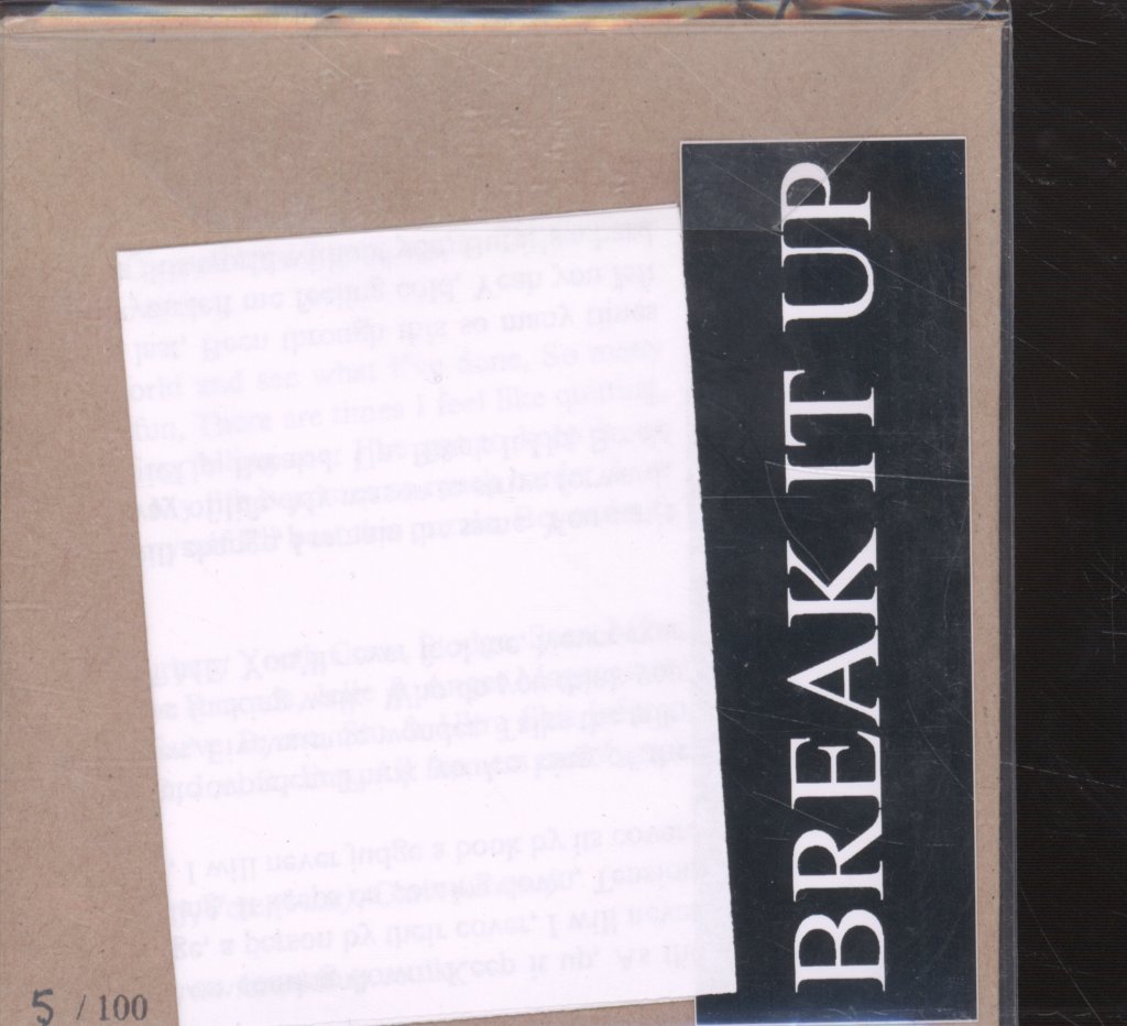 Break It Up - Demo - Cd