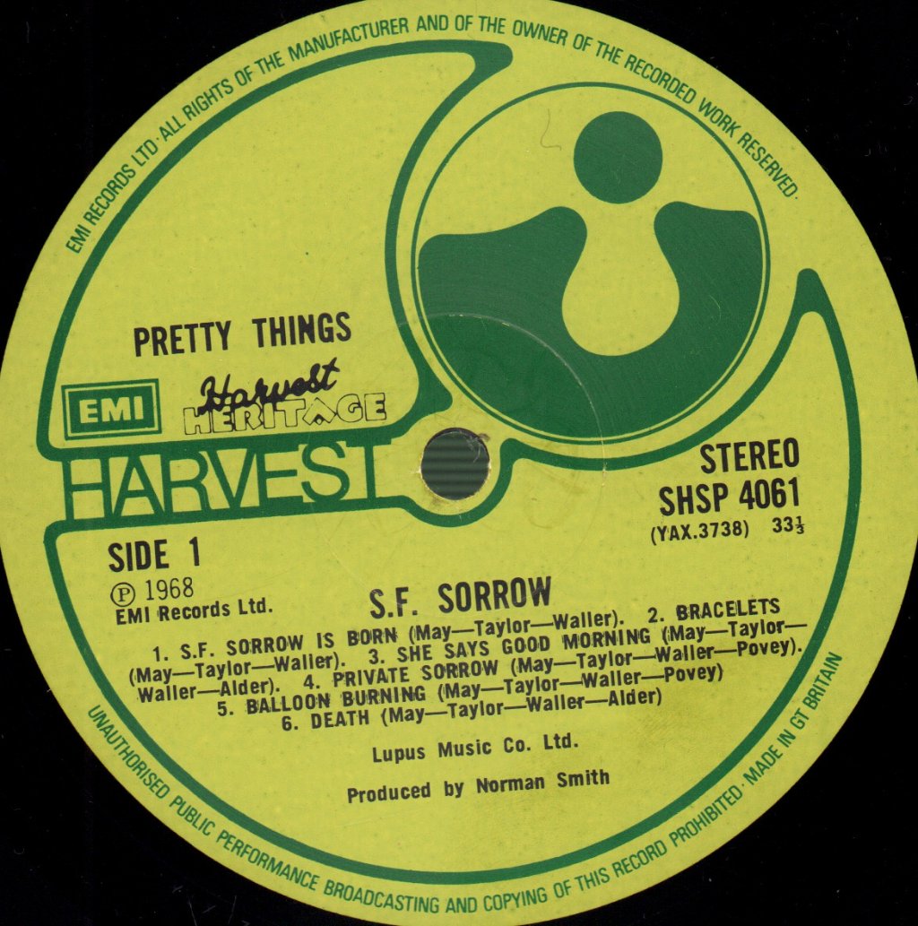 Pretty Things - S.F. Sorrow / Parachute - Double Lp