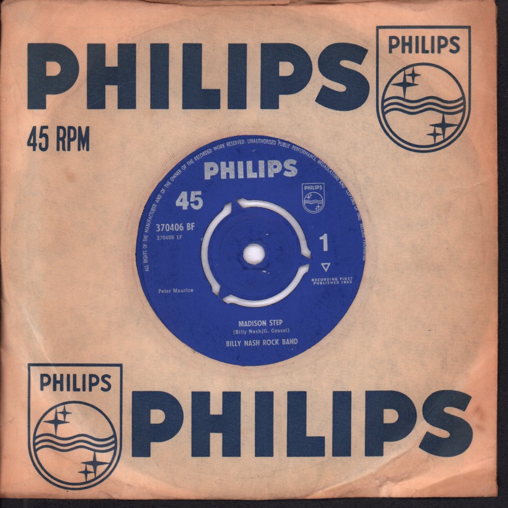 Billy Nash Rock Band - Madison Step - 7 Inch