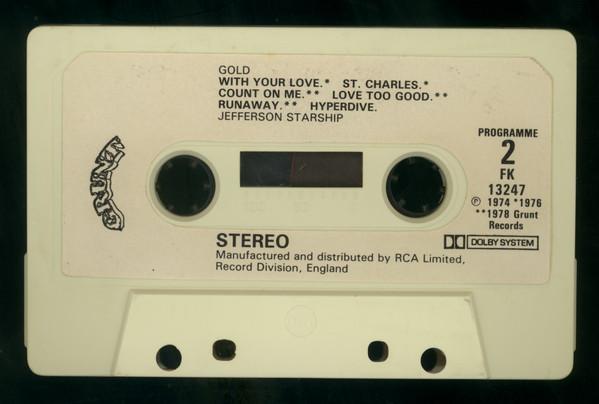 Jefferson Starship - Gold - Cassette