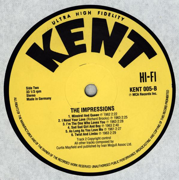 Impressions (Soul Group) - Impressions - Lp