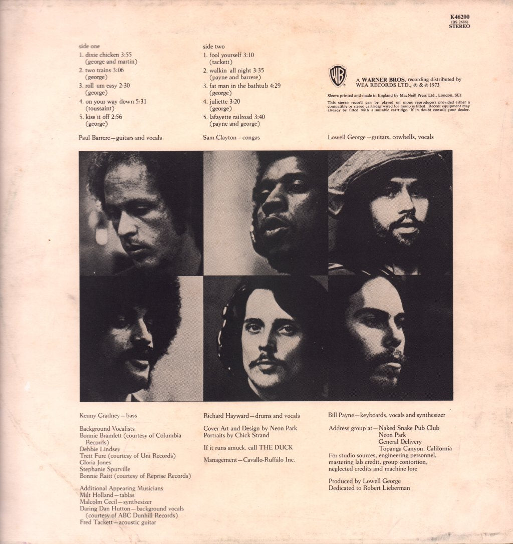 Little Feat - Dixie Chicken - Lp