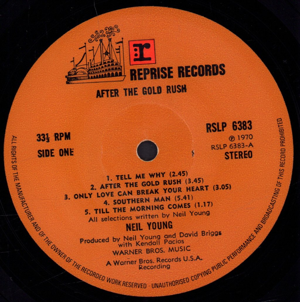 Neil Young - After The Gold Rush - Lp
