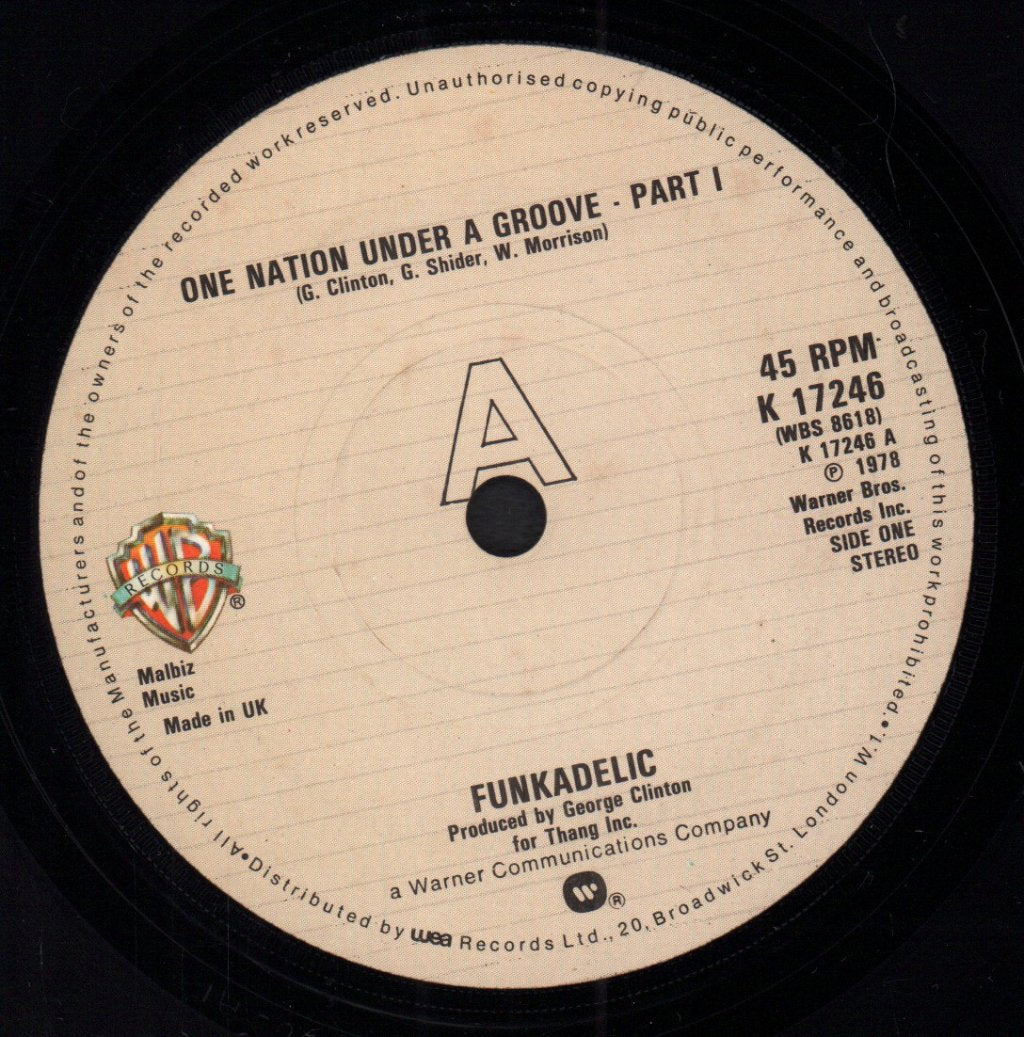 Funkadelic - One Nation Under A Groove - 7 Inch