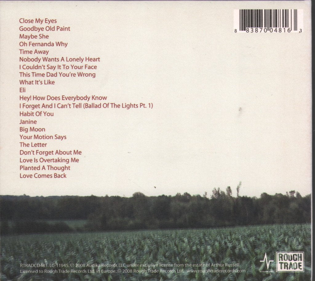 Arthur Russell - Love Is Overtaking Me - Cd
