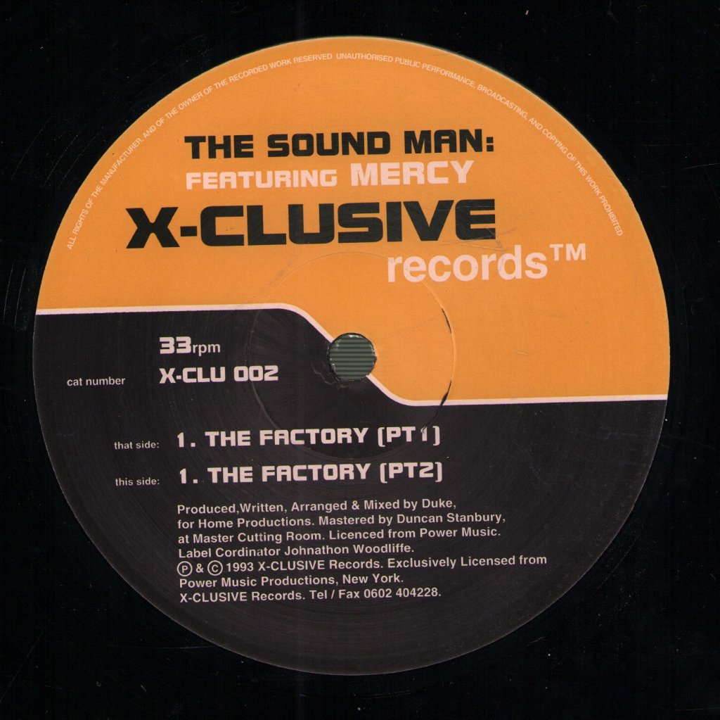 Sound Man - Factory - 12 Inch