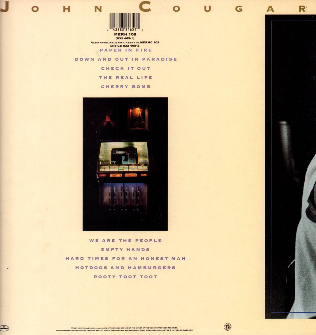John Cougar Mellencamp - Lonesome Jubilee - Lp