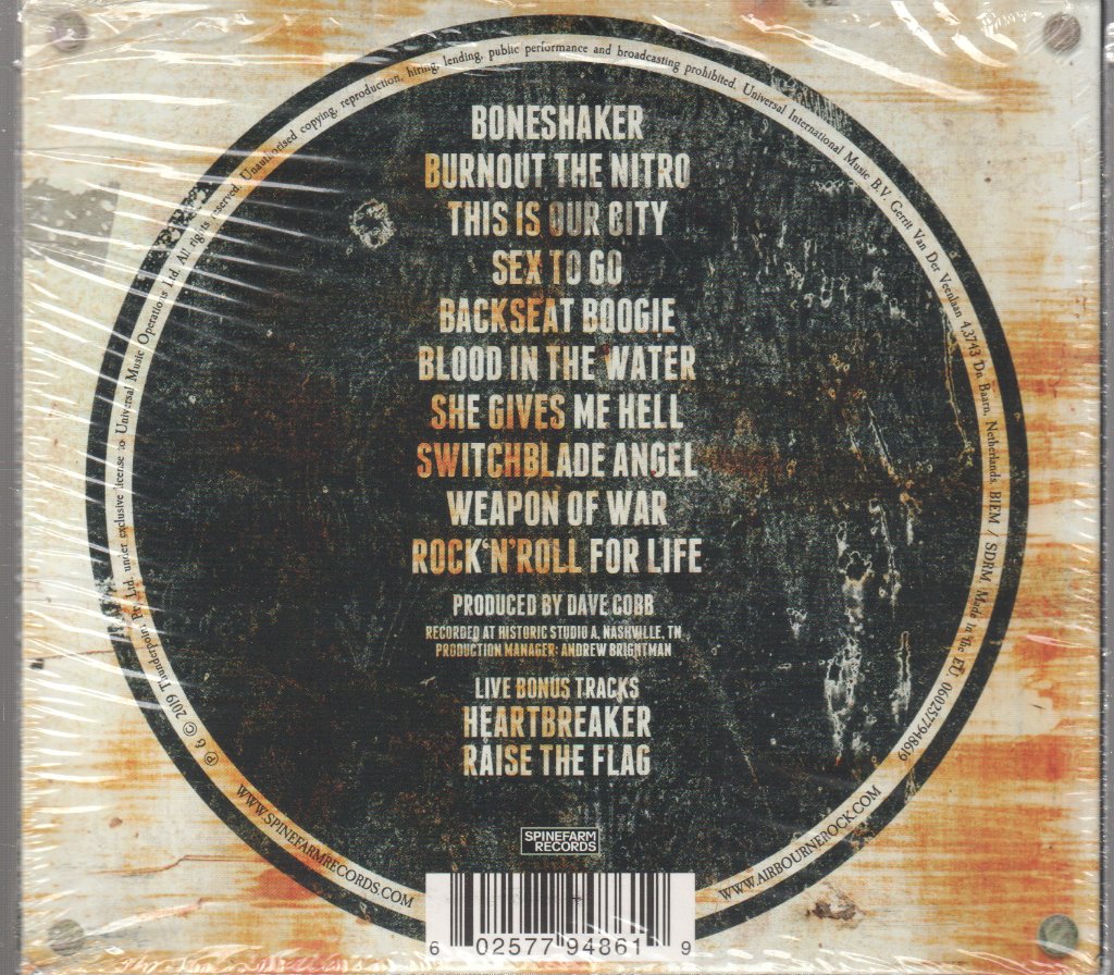 Airbourne - Boneshaker - Cd