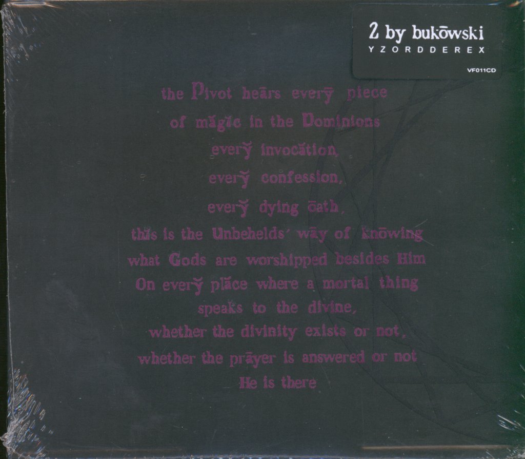 2 By Bukowski - Yzordderex - Cd