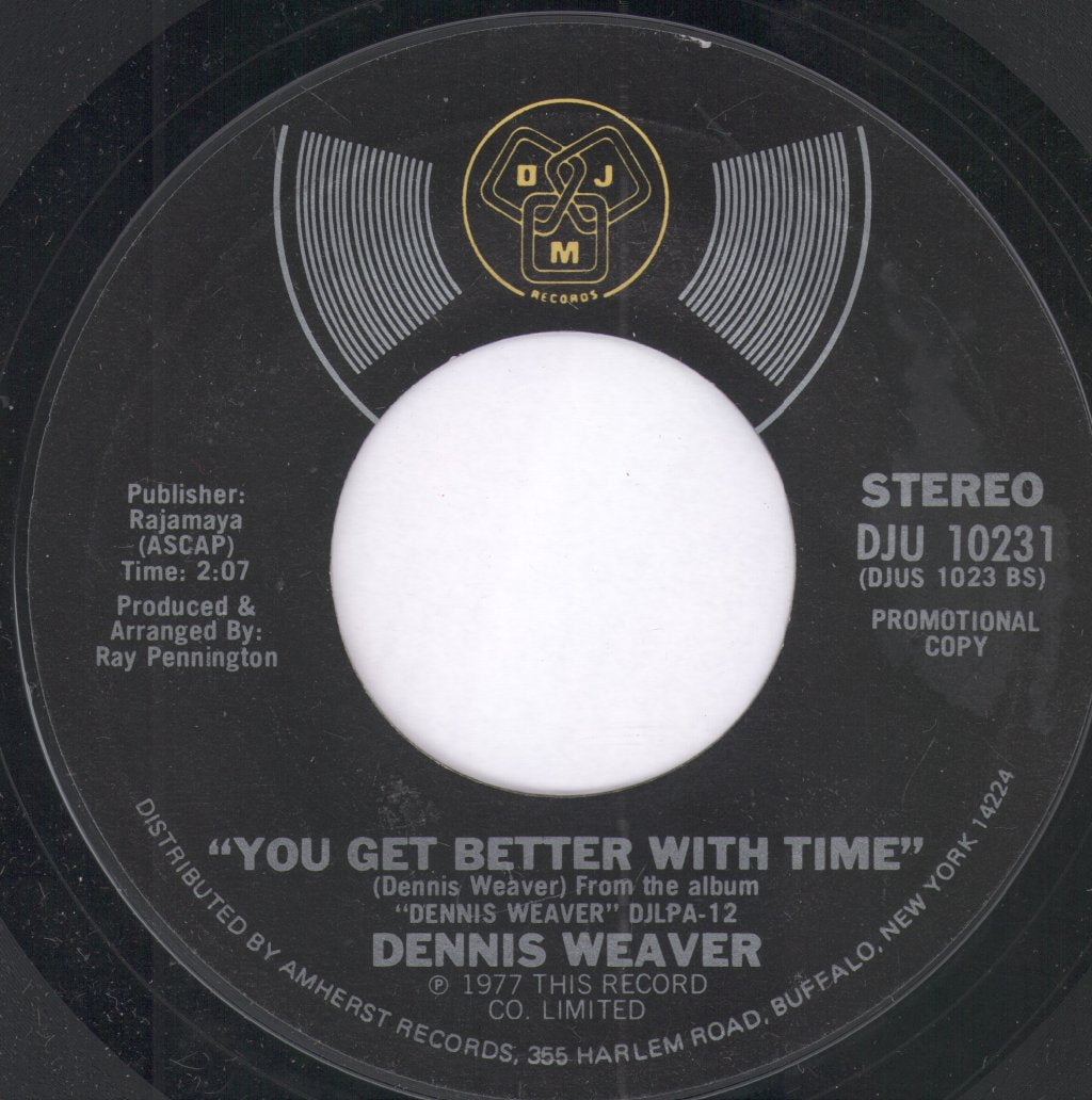 Dennis Weaver - Make Love To Life - 7 Inch