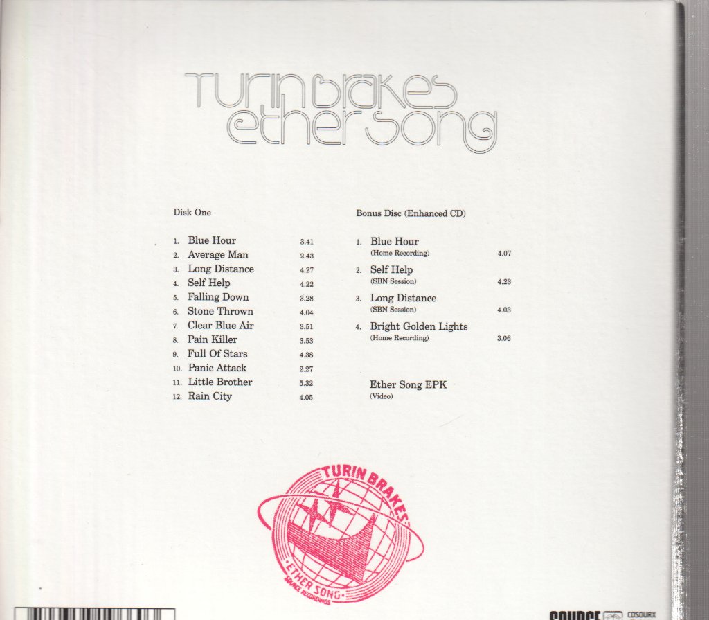 Turin Brakes - Ether Song - Cd