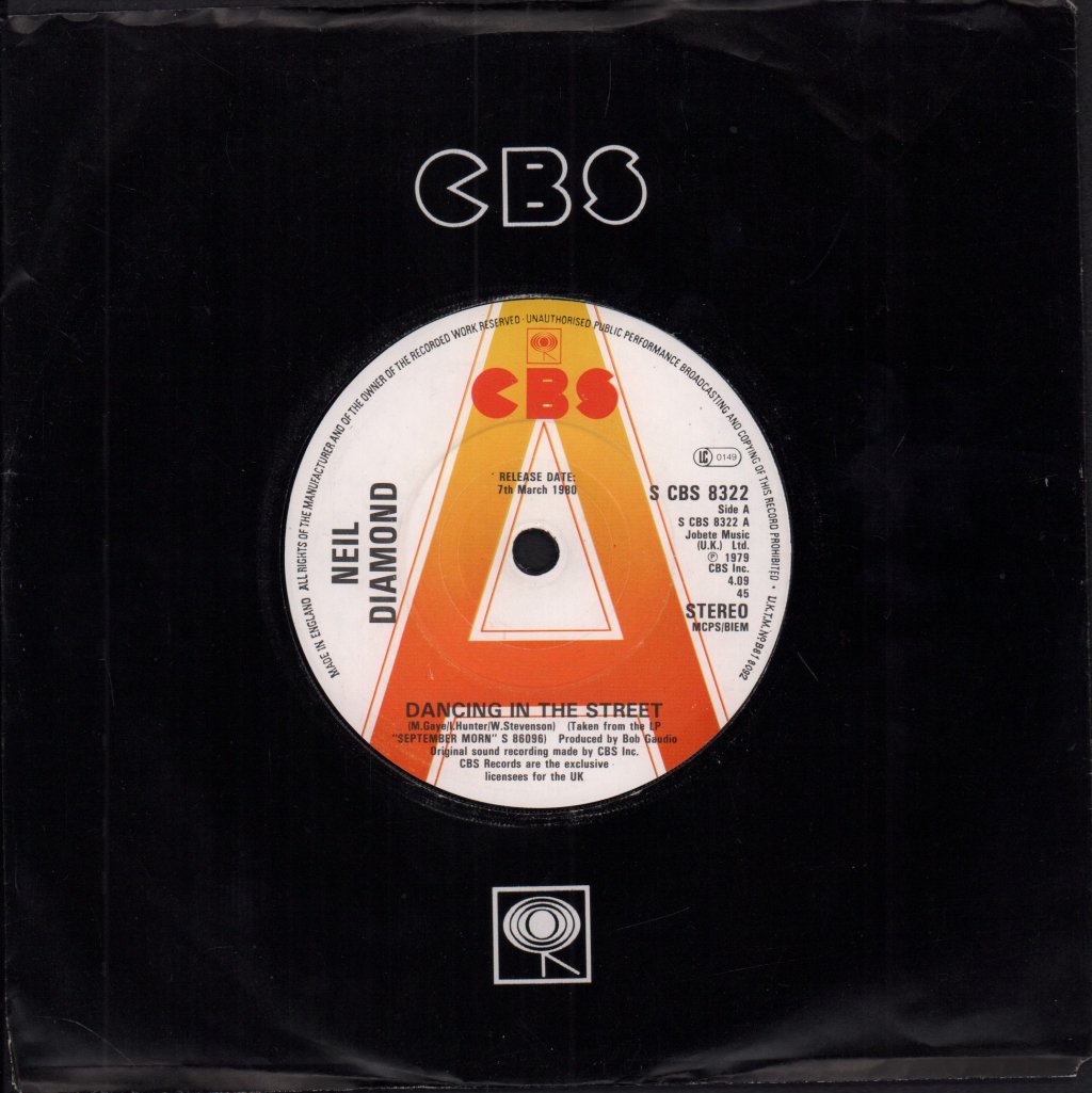 Neil Diamond - Dancing In The Street - 7 Inch