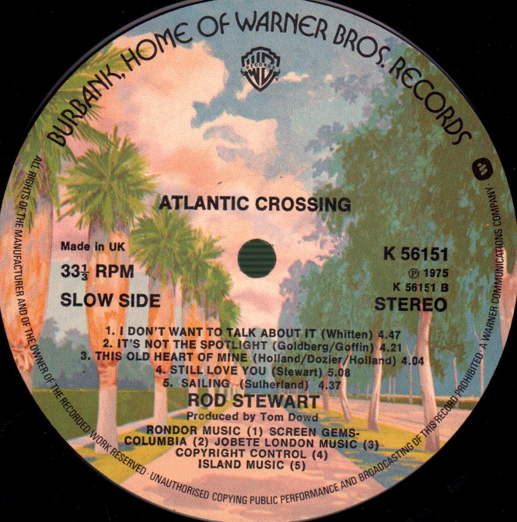 Rod Stewart - Atlantic Crossing - Lp