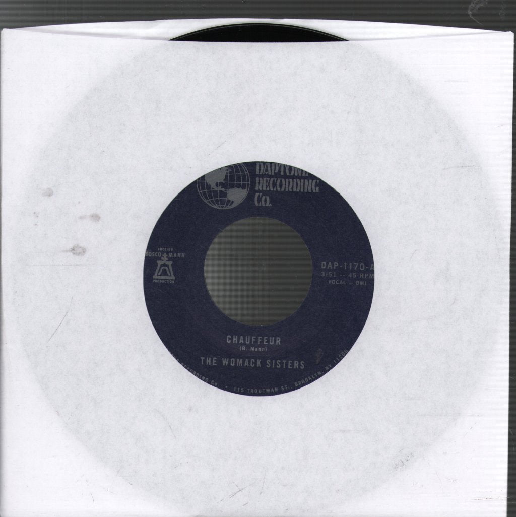 Womack Sisters - Chauffeur - 7 Inch