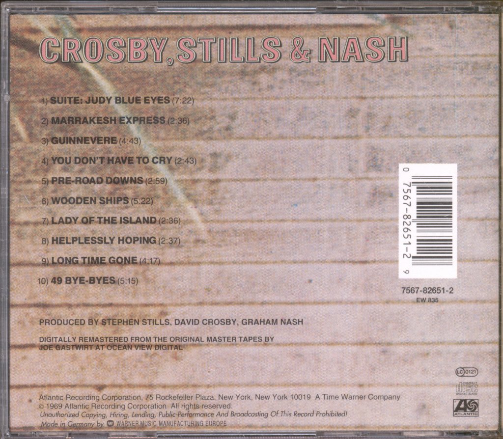 Crosby, Stills & Nash - Crosby, Stills & Nash - Cd