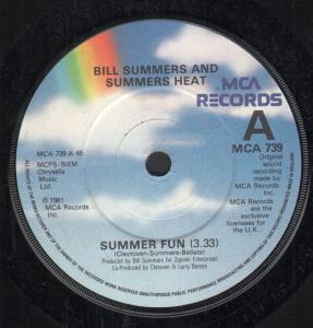 Bill Summers And Summers Heat - Summer Fun - 7 Inch