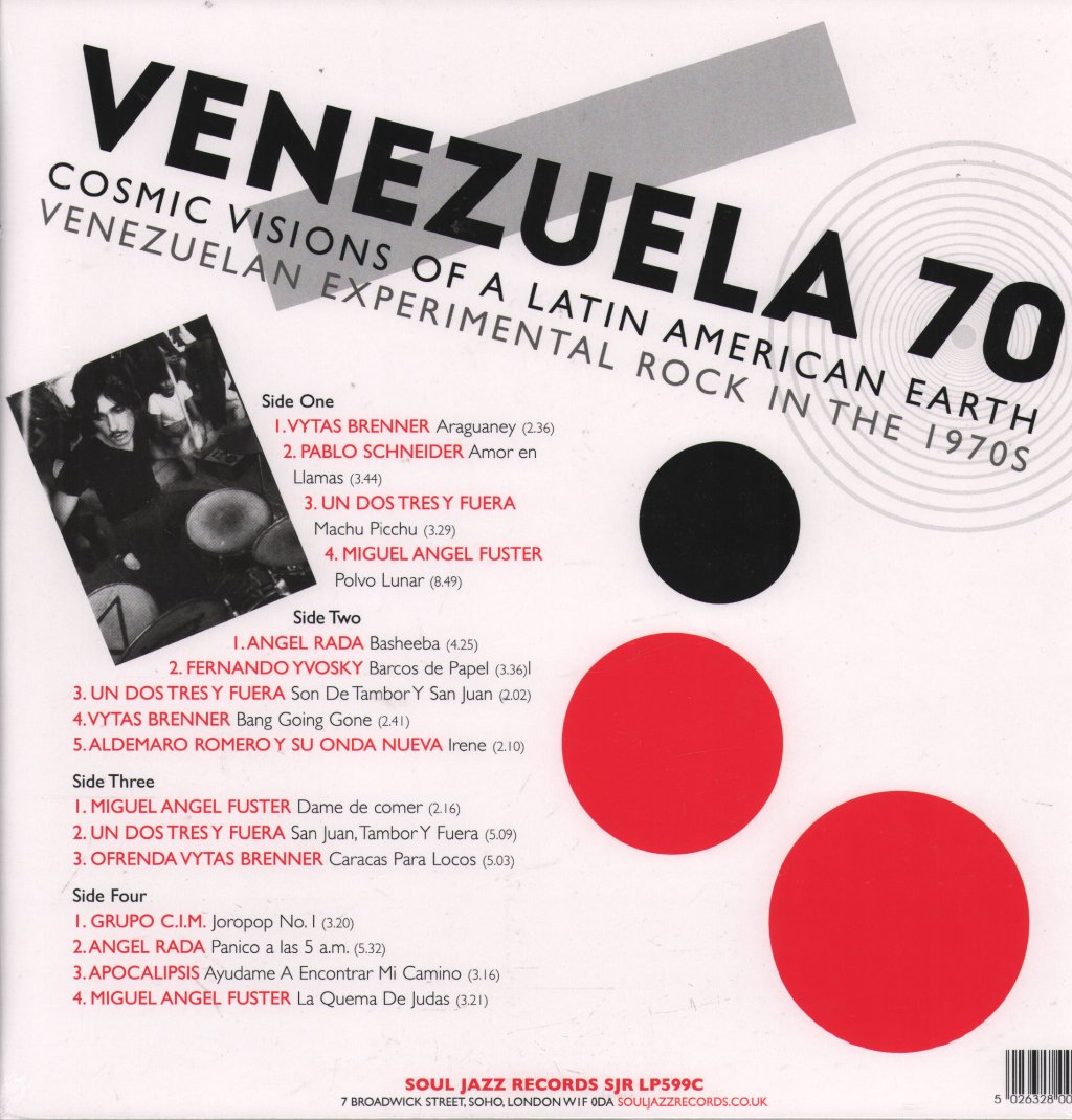 Various Artists - Venezuela 70: Cosmic Visions of A Latin American Earth - Venezuelan Experimental Rock In the 1970s - Double Lp