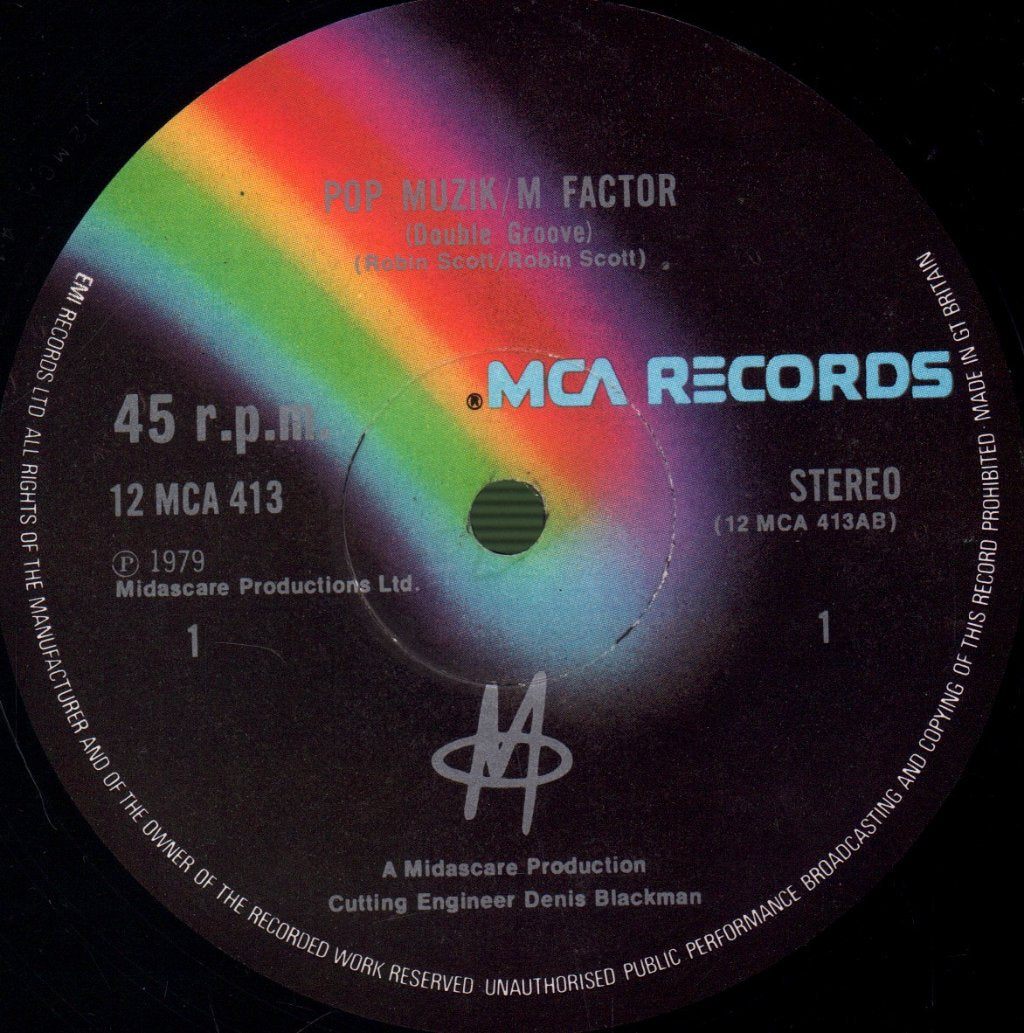 M - Pop Muzik / M Factor - 12 Inch