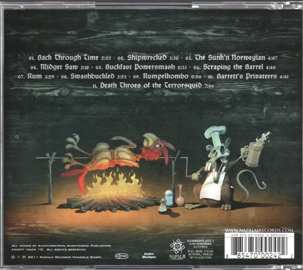 Alestorm - Back Through Time - Cd