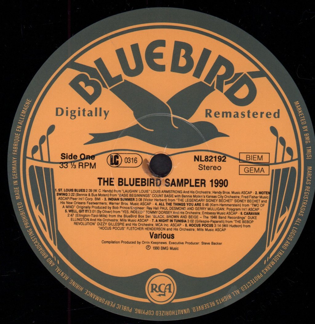 Various Artists - Bluebird Sampler 1990 - Lp