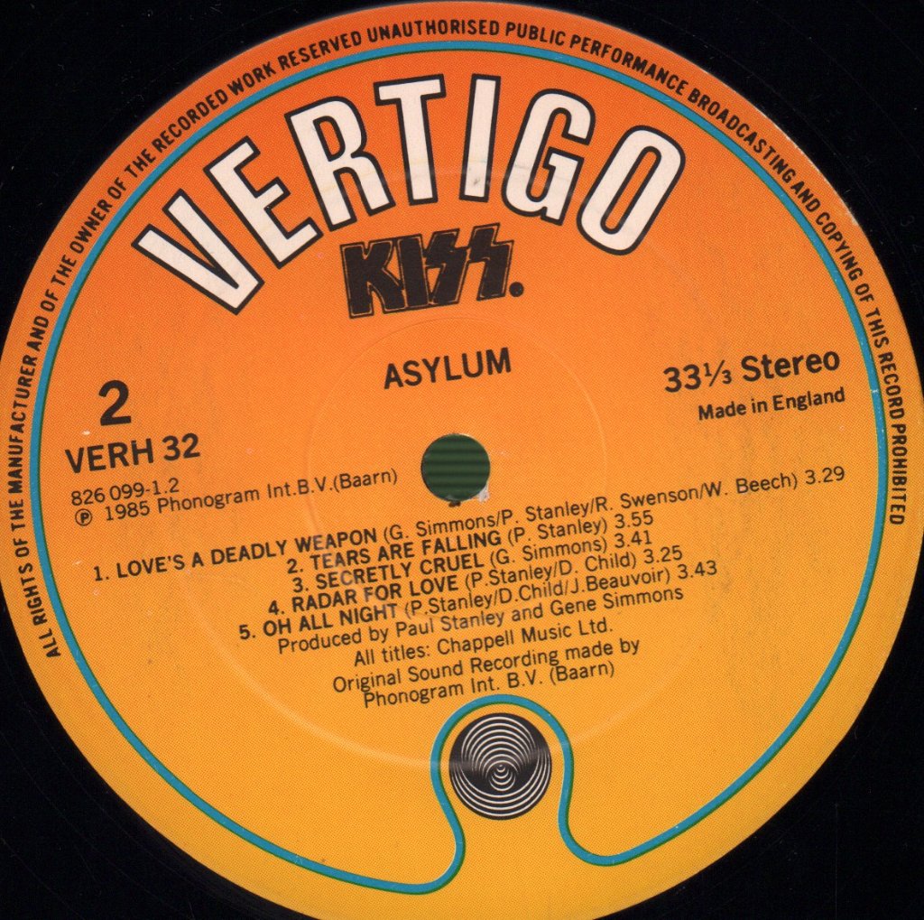 Kiss - Asylum - Lp
