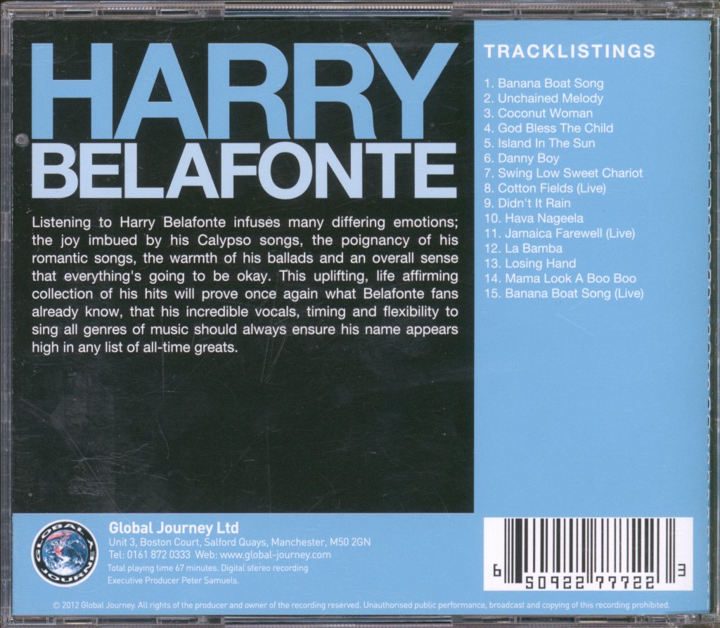 Harry Belafonte - Legends: Original Recordings - Cd