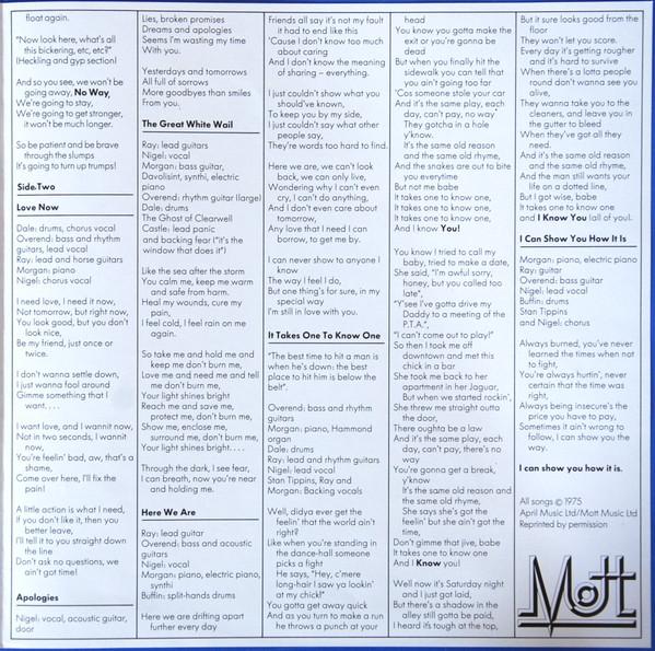 Mott - Drive On - Lp